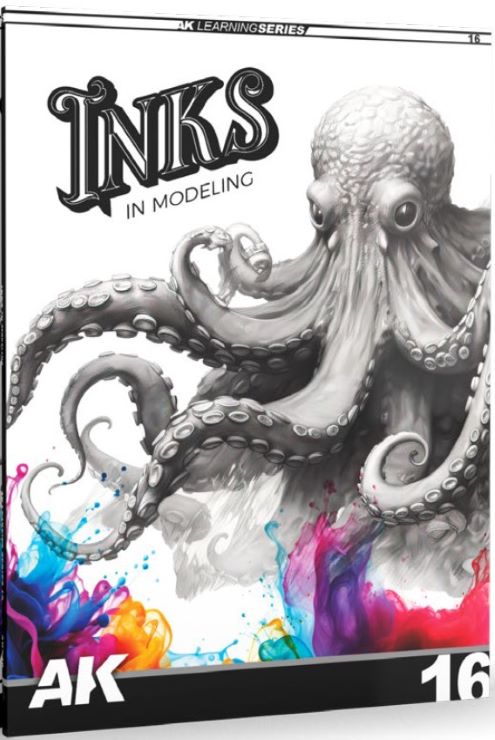 AK Interactive Inks in Modeling - Learning Series no. 16