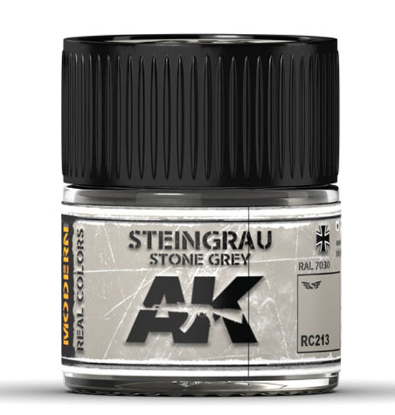 Real Colors: Steingrau-Stone Grey RAL 7030 Acrylic Lacquer Paint