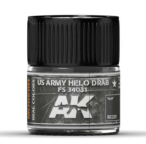 Real Colors: US Army Helo Drab FS 34031 Acrylic Lacquer Paint