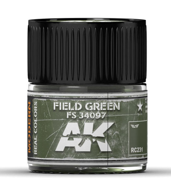 Real Colors: Field Green FS 34097 Acrylic Lacquer Paint