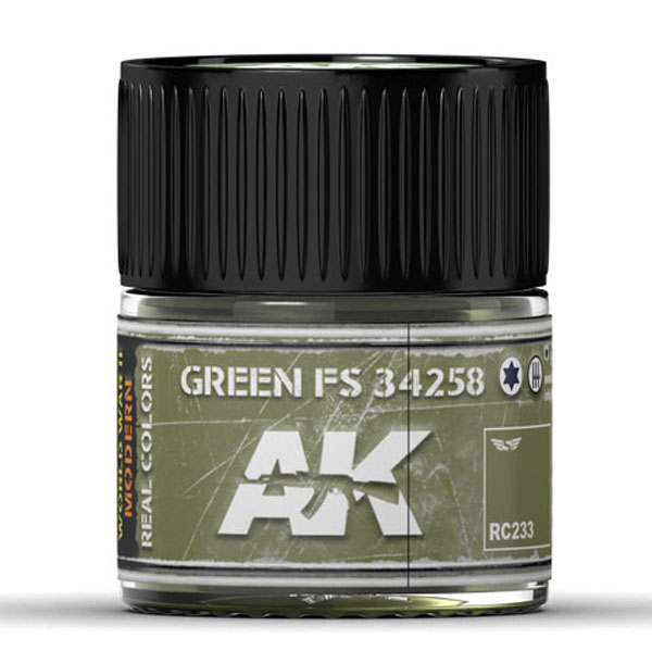 Real Colors: Green FS 34258 Acrylic Lacquer Paint