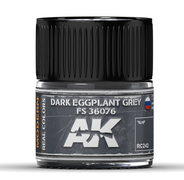 Real Colors: Dark Eggplant Grey FS 36076 Acrylic Lacquer Paint