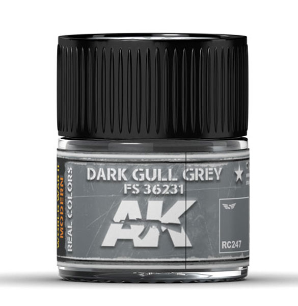 Real Colors: Dark Gull Grey FS 36231 Acrylic Lacquer Paint