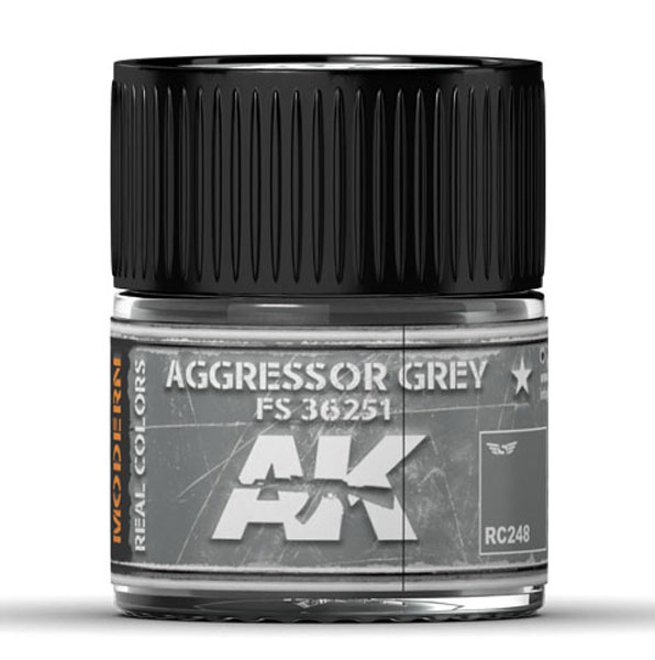 Real Colors: Aggressor Grey FS 36251 Acrylic Lacquer Paint