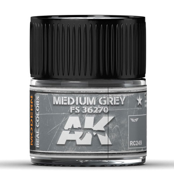Real Colors: Medium Grey FS 36270 Acrylic Lacquer Paint