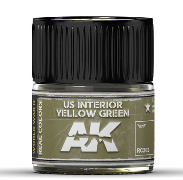 Real Colors: US Interior Yellow Green Acrylic Lacquer Paint