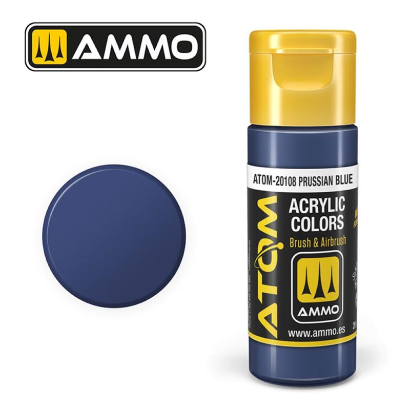 Ammo By Mig ATOM Acrylic Paint: Prussian Blue