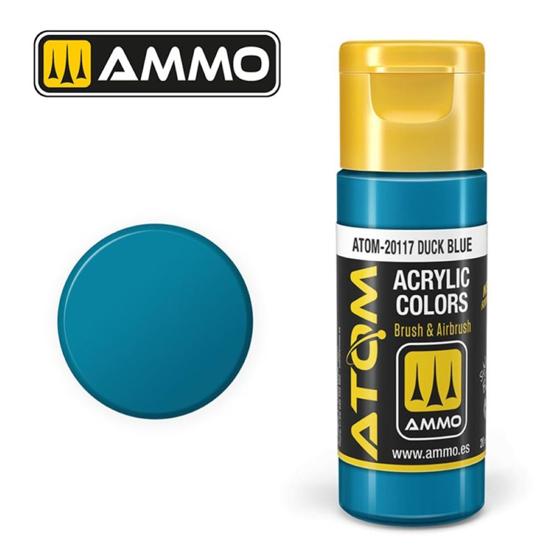 Ammo By Mig ATOM Acrylic Paint: Duck Blue