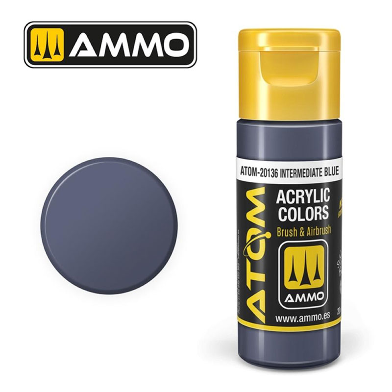 Ammo By Mig ATOM Acrylic Paint: Intermediate Blue