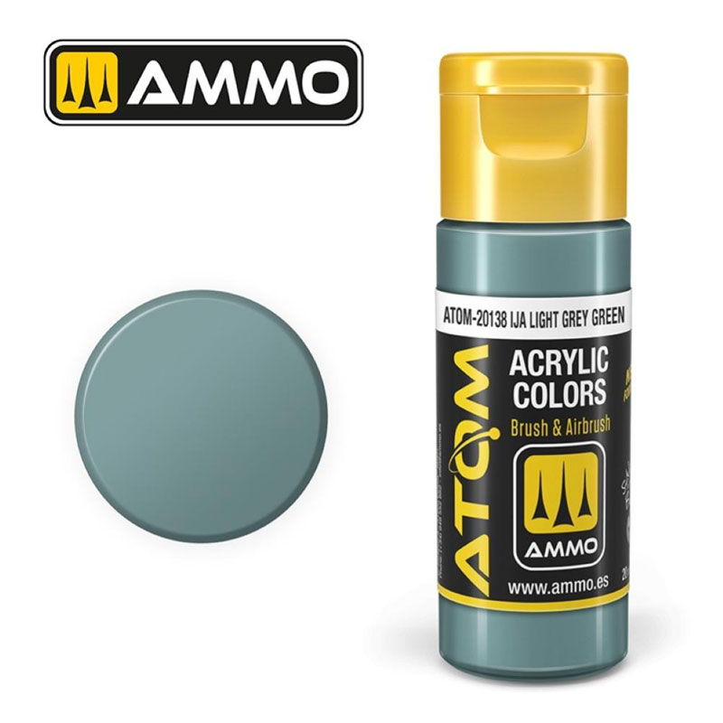 Ammo By Mig ATOM Acrylic Paint: IJA Light Grey Green