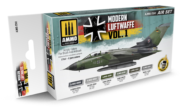 Acrylic Aircraft Paint Set: Modern Luftwaffe Vol. 1