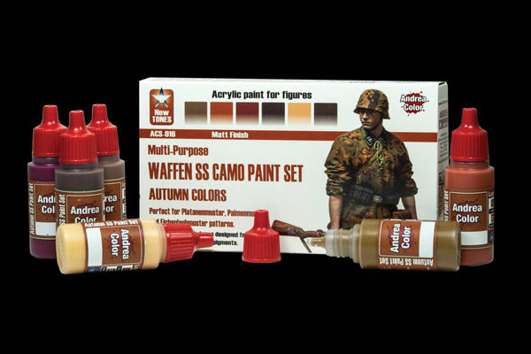 Andrea Color Waffen SS Camo Paint Set (Autumn Colors)