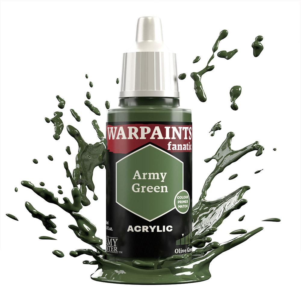 Army Painter: Warpaints Fanatic Army Green 18ml