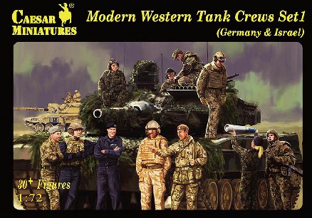 Modern Western Tank Crews Set 1: Germany & Israel