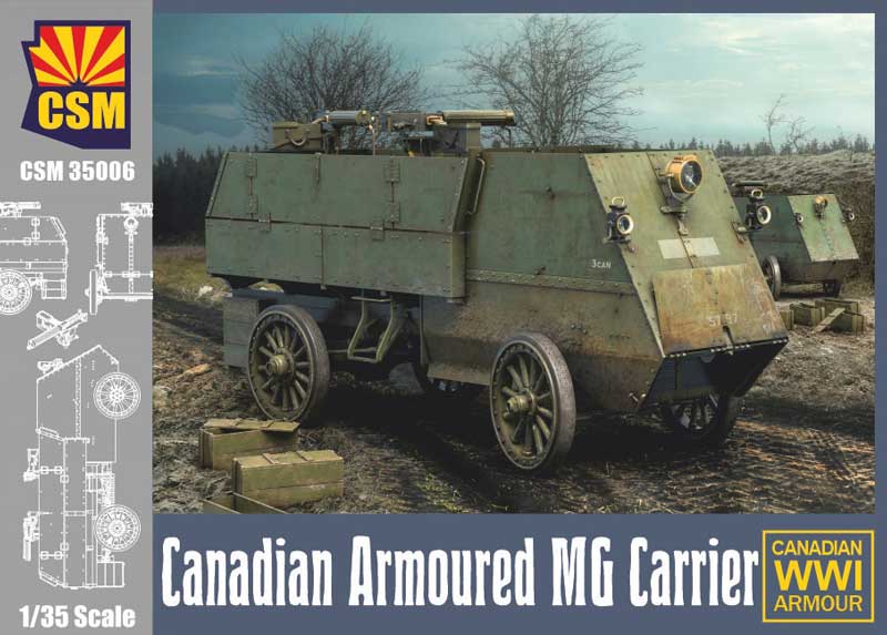 WWI CANADIAN ARMOURED GUN CARRIAGE
