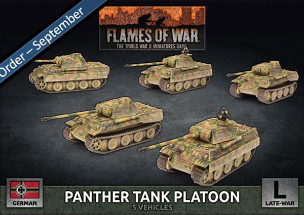 Panther A Tank Platoon (Plastic)