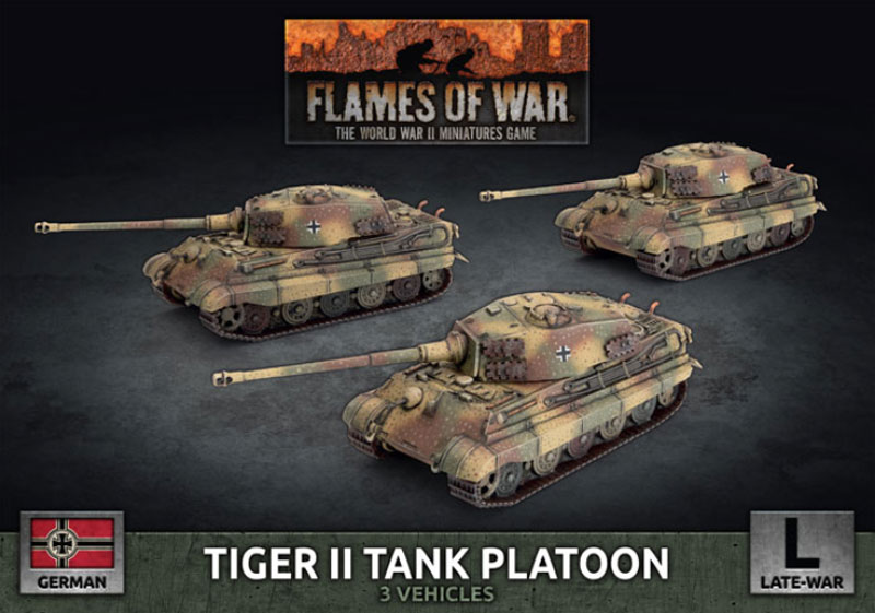 Tiger II Tank Platoon (Plastic)