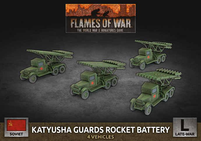 WWII Soviet Katyusha Guards Rocket Battery (Plastic)