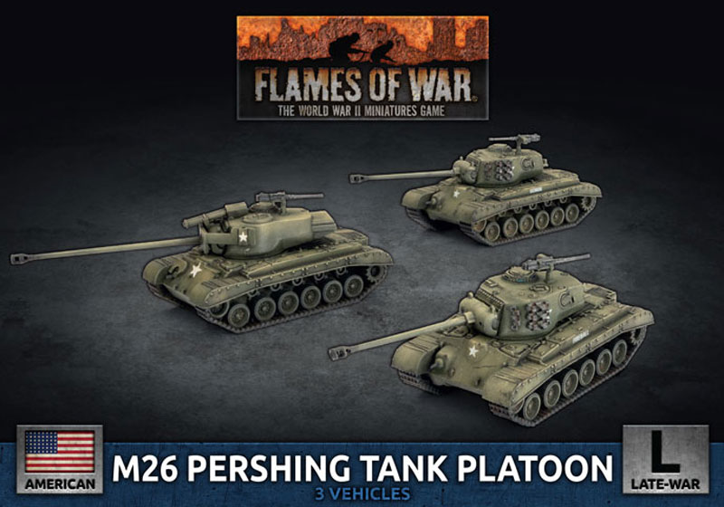 M26 Pershing Tank Platoon (Plastic x3)