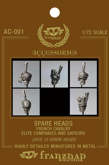 Spare Heads French Cavalry: Elite Companies & Sapeurs