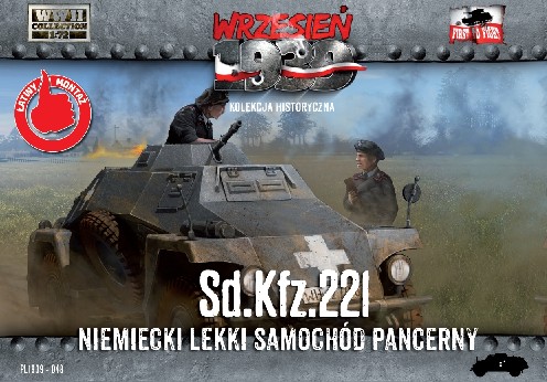 WWII SdKfz 221 German Light Armored Tank