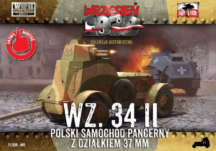 WWII WZ34/II Polish Armored Car