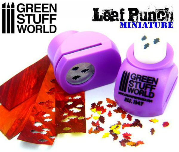 Miniature Leaf Punch - LIGHT PURPLE - Oak