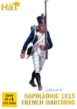 Napoleonic 1815 French Infantry Marching