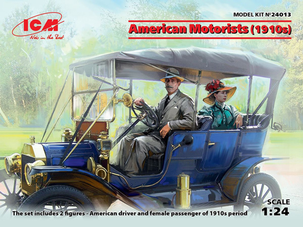 American Male/Female Motorists 1910s