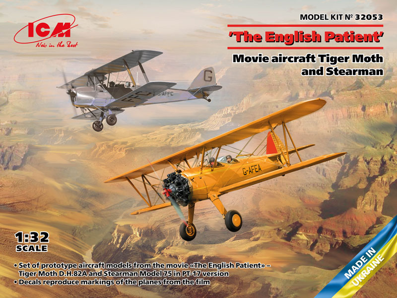 Tiger Moth and Stearman from Movie The English Patient