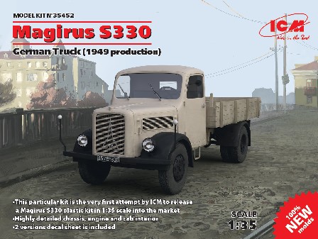 Magirus S330 1949 Production German Truck (New Tool)