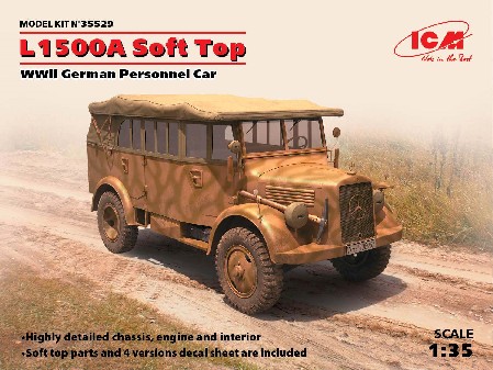 WWII L1500A German Soft Top Personnel Car