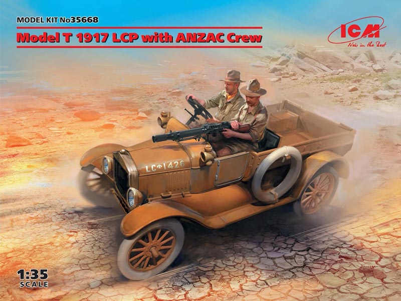 WWI Model T 1917 LCP with ANZAC Crew
