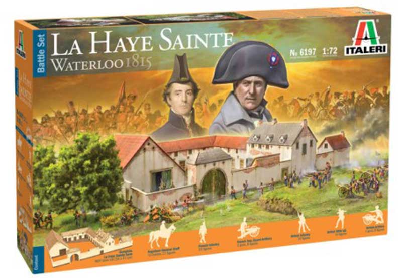Waterloo 1815 Battle at La Haye Sainte Diorama Set 	