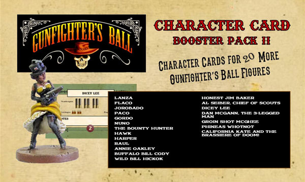 Gunfighters Ball Character Card Booster Pack II