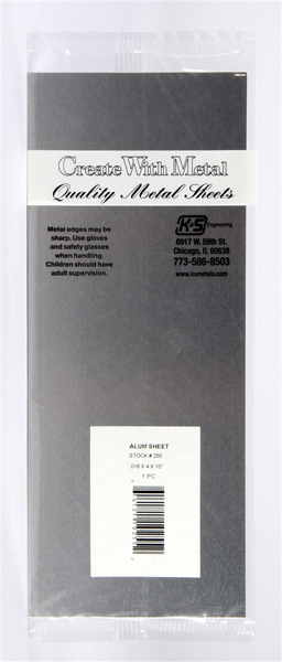Aluminum Sheet Metal .032 - 4 x 10  Sheet