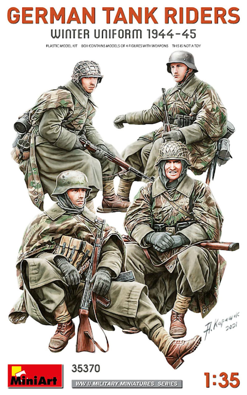 German Tank Riders Winter Uniform 1944-45