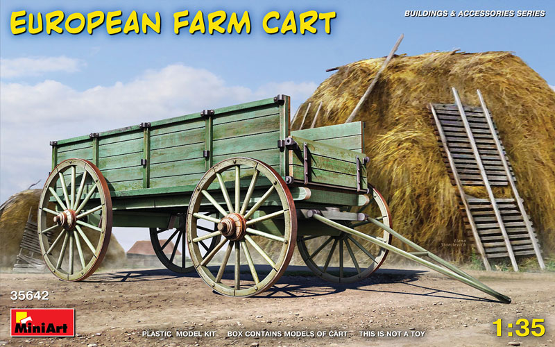 Miniart European Farm Cart