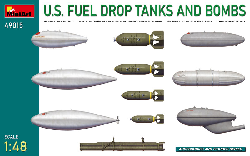 U.S. Fuel Drop Tanks and Bombs