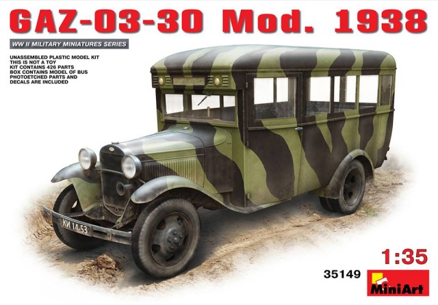 GAZ03-30 Mod 1938 Military Bus