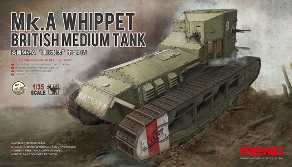 WWI Mk A Whippet British Medium Tank