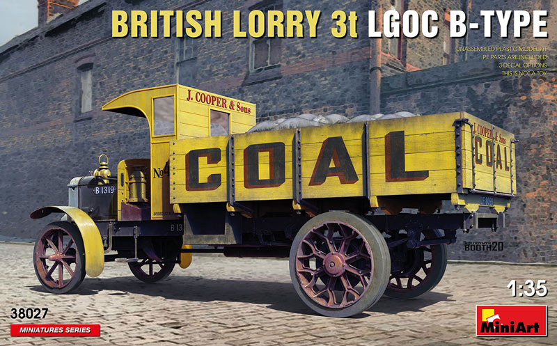 WWI British Lorry 3t LGOC B-Type