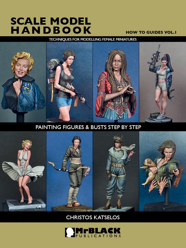 Mr Black How to Guides Vol.1 - Painting Figures & Busts Step By Step Techniques for Modelling Female Miniatures