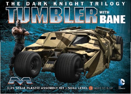 Batman The Dark Knight Trilogy: Batmobile Tumbler with Bane Figure