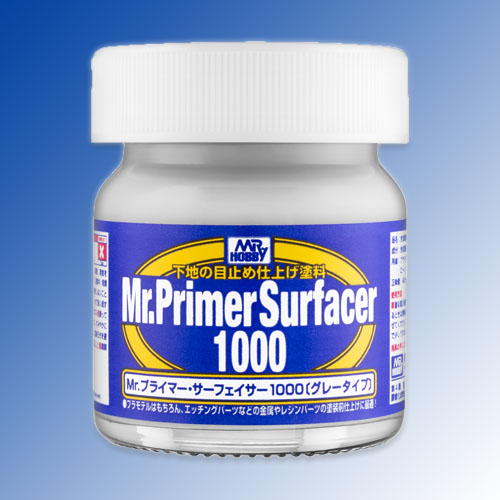 Mr. Primer Surfacer 1000 - Gray- Brush-On - 40ml