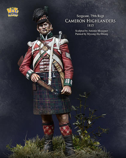 Cameron Highlanders, Sergent 1815, 79th Regt