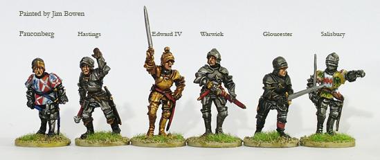 Perry Miniatures Wars Of The Roses: (York) Command & Warwick (Foot)