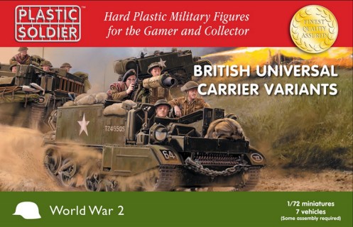 WWII British Universal Carrier Variants (7) & Crew (35)