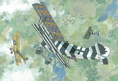 Fokker D VII (Early) WWI German BiPlane Fighter