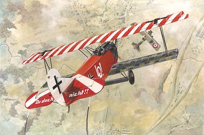 Fokker D VII (OAW Early) WWI German BiPlane Fighter